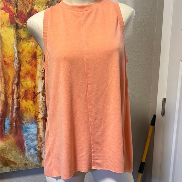 Mud Pie Coral Sleeveless Tank Top - Picture 10 of 13